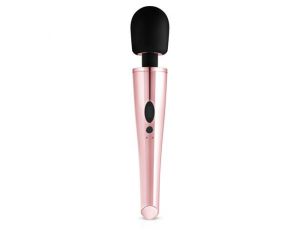 Wibrujący masażer wand EasyToys Rosy Gold różowy silikonowy USB 30 cm