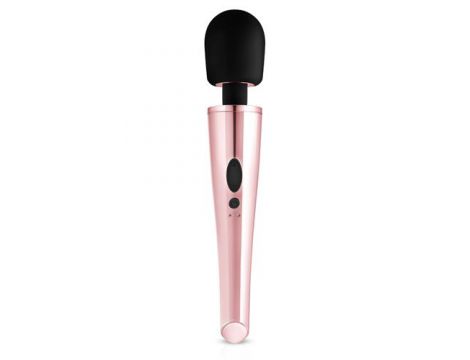 Wibrujący masażer wand EasyToys Rosy Gold różowy silikonowy USB 30 cm