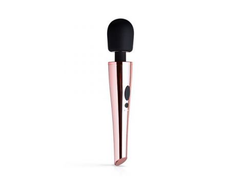 Wibrujący masażer wand EasyToys Rosy Gold różowy silikonowy USB 30 cm - 2