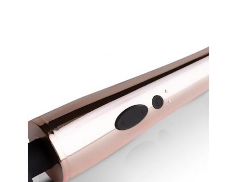Wibrujący masażer wand EasyToys Rosy Gold różowy silikonowy USB 30 cm - 4