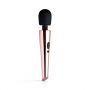 Wibrujący masażer wand EasyToys Rosy Gold różowy silikonowy USB 30 cm - 3