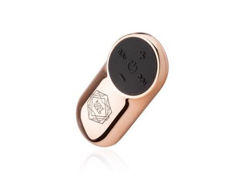 Wibrujące Jajko EasyToys Rosy Gold z Pilotem Różowo Złote 7cm - 3