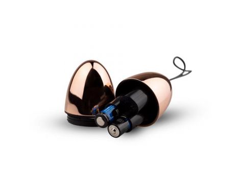 Wibrujące Jajko EasyToys Rosy Gold z Pilotem Różowo Złote 7cm - 4