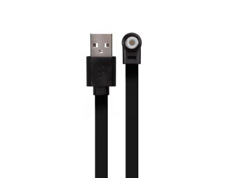 Mini wibrator różdżkowy Rosy Gold Curve USB - 4