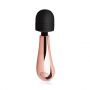 Mini wibrator różdżkowy Rosy Gold Curve USB - 3