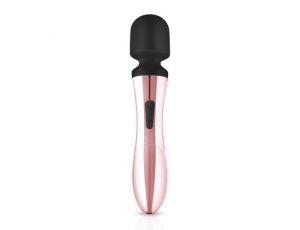 Wibrator różdżkowy Rosy Gold Nouveau Curve EasyToys różowy 21 cm