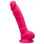 Realistyczne dildo silikonowe Silexd 18 cm różowe - 2