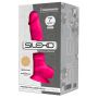 Realistyczne dildo silikonowe Silexd 18 cm różowe - 3