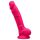 Realistyczne dildo silikonowe Silexd 18 cm różowe