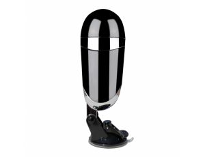 Masturbator wibrujący Randy Sandy montowany na ścianie czarny 22 cm