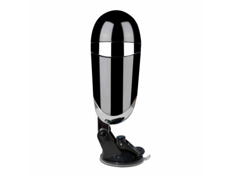 Masturbator wibrujący Randy Sandy montowany na ścianie czarny 22 cm - 4
