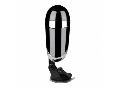 Masturbator wibrujący Randy Sandy montowany na ścianie czarny 22 cm