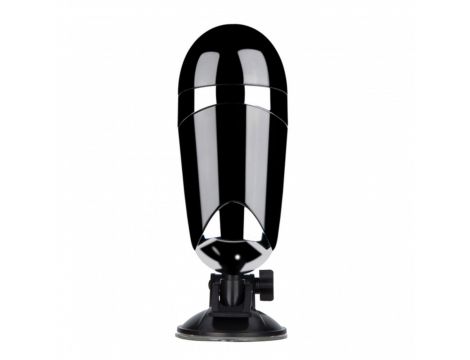 Masturbator wibrujący Randy Sandy montowany na ścianie czarny 22 cm - 3