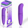 Masażer silikonowy Iwand Power Escorts fioletowy akumulatorowy 20 cm - 2