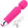 Masażer silikonowy Iwand Power Escorts różowy akumulator 20 cm