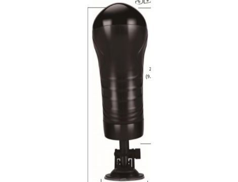 Masturbator wibrujący Bull Power Power Escorts czarny 29 5 cm - 4