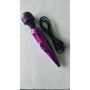 Masażer różdżkowy Turbo Power Escorts fioletowy 18 cm ładowalny - 3