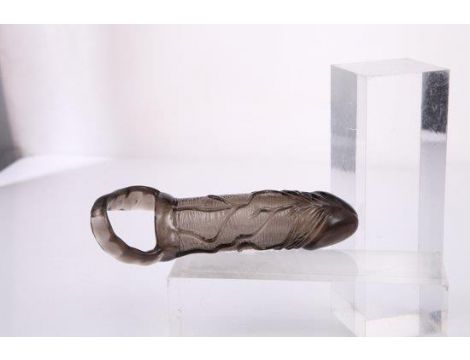 Przedłużka na penisa Big Tom czarna 11 5 cm - 2