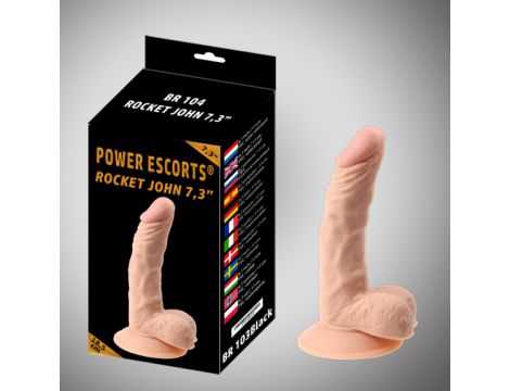 Wygięte realistyczne dildo z przyssawką penis 18cm - 5