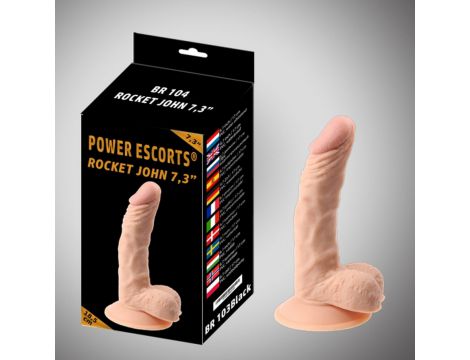 Wygięte realistyczne dildo z przyssawką penis 18cm - 6