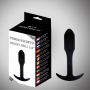 Korek analny Wiertarka rakietowa Power Escorts czarny 9,6 cm - 2