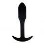Korek analny Wiertarka rakietowa Power Escorts czarny 9,6 cm - 4