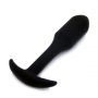 Korek analny Wiertarka rakietowa Power Escorts czarny 9,6 cm - 5