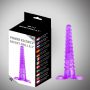 Korek analny wiertarka rakietowa Power Escorts BR113 fioletowy 16 cm - 5