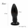Korek analny Wiertarka rakietowa Power Escorts czarny 8,7 cm - 4