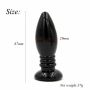 Korek analny Wiertarka rakietowa Power Escorts czarny 8,7 cm - 5
