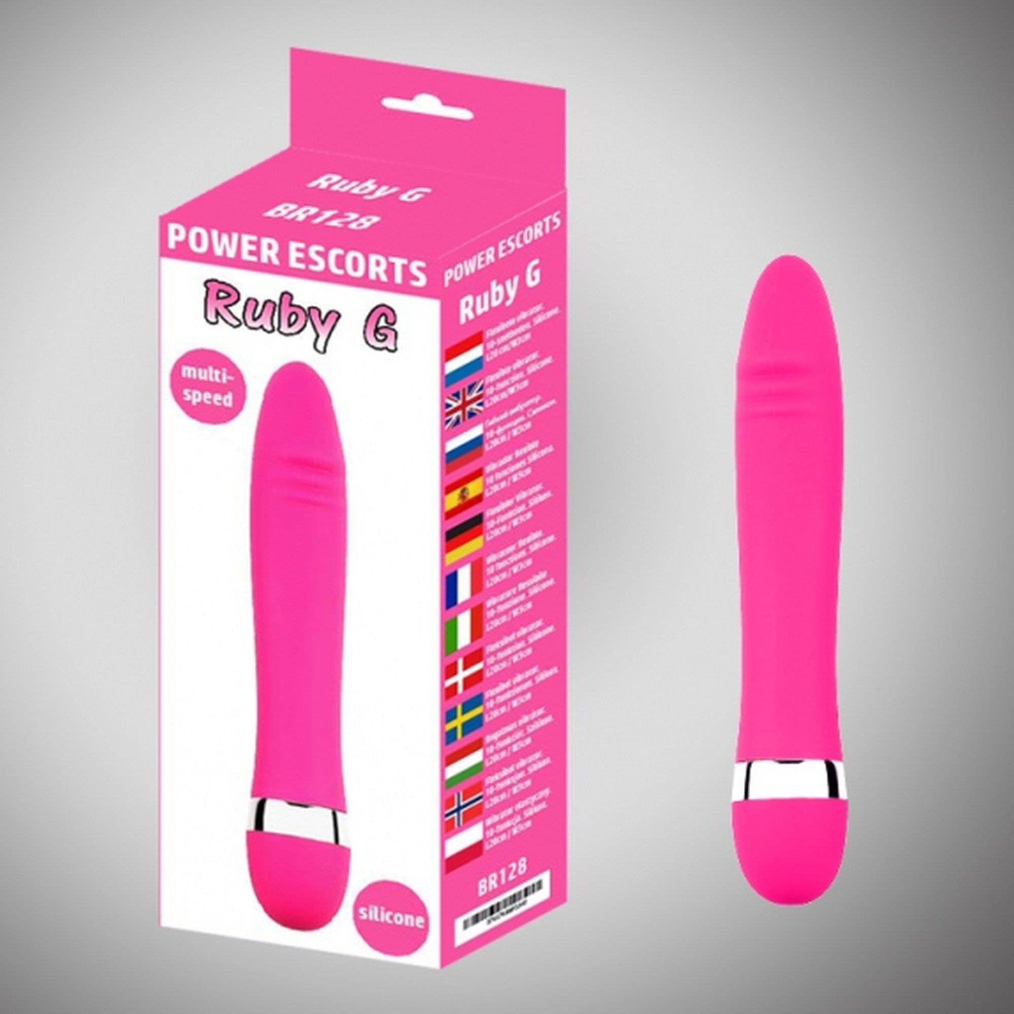 ruby g pink vibro 18,5 cm / 7,3 inch
