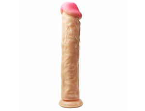 Dildo rotacyjne Rocket John flesh 28 5 cm