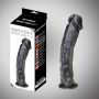 Rotujące dildo Rocket John Power Escorts czarne 28,5 cm - 3