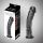 Rotujące dildo Rocket John Power Escorts czarne 28,5 cm