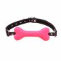 Knebel silikonowy w kształcie kości Kinky Pleasure różowy - 3