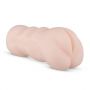 Masturbator TPR z wybrzuszeniami Nicole Adams EasyToys beżowy - 2