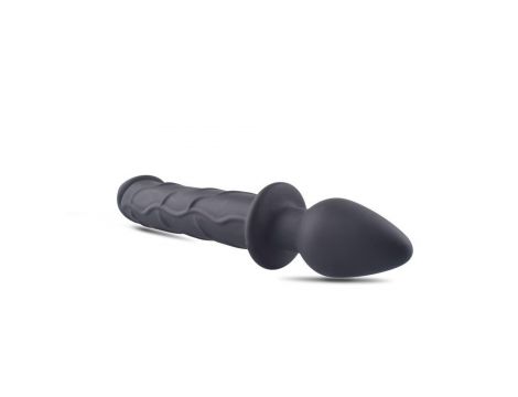Realistyczne dildo silikonowe z korkiem analnym Toyz4lovers - 3