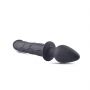 Realistyczne dildo silikonowe z korkiem analnym Toyz4lovers - 4