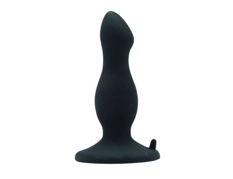 Silikonowy korek analny Timeless Toyz4lovers czarny 10,5 cm