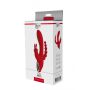 Wibrator króliczek silikonowy Hera Dream Toys czerwony 21 cm - 4