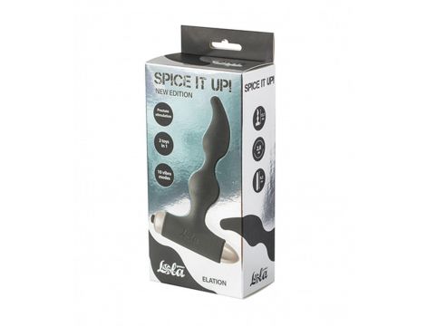 Korek analny wibrujący Elation Lola Toys czarny 13 cm - 2