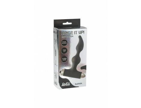 Korek analny wibrujący Elation Lola Toys czarny 13 cm - 3