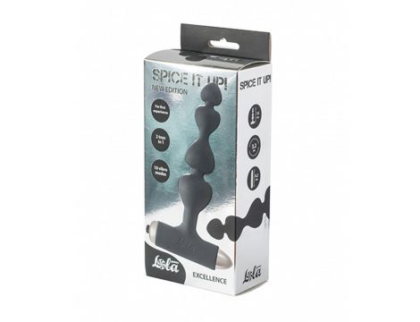 Wibrujący korek analny Lola Toys Excellence czarny - 2