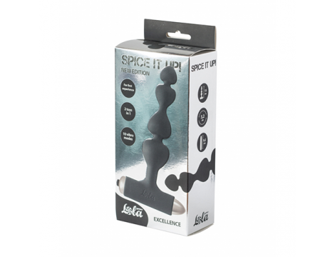 Wibrujący korek analny Lola Toys Excellence czarny - 3
