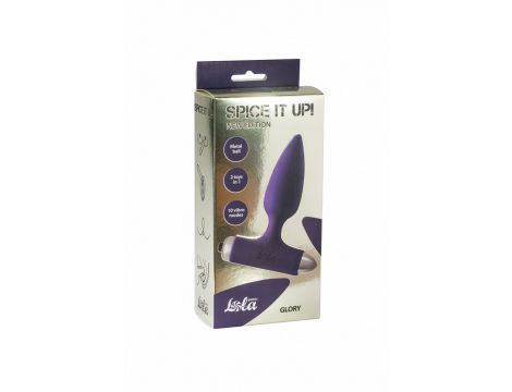 Wibrujący korek analny Lola Toys Glory Ultraviolet - 3