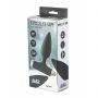 Wibrujący korek analny Lola Toys Glory Black silikonowy 15 cm AAA - 3