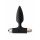 Wibrujący korek analny Lola Toys Glory Black silikonowy 15 cm AAA