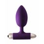 Korek analny wibrujący Perfection ultrafioletowy Lola Toys 11 cm - 2