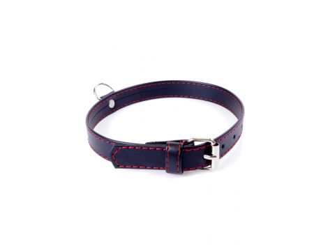 Obroża BDSM Fetish B Series z czerwoną linią 2 cm - 3