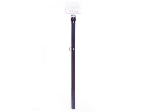 Obroża BDSM Fetish B Series z czerwoną linią 2 cm - 4